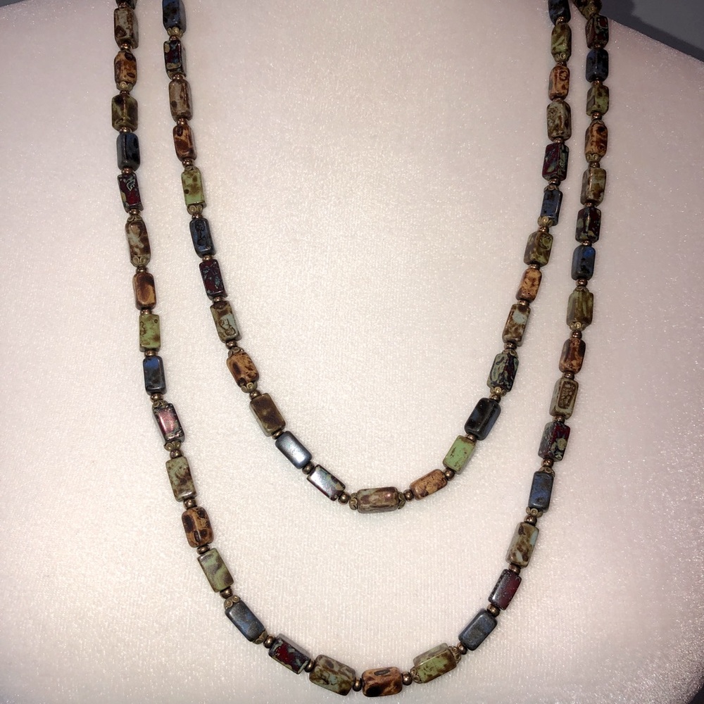 Vintage Scottish Agate/Pebble Beads